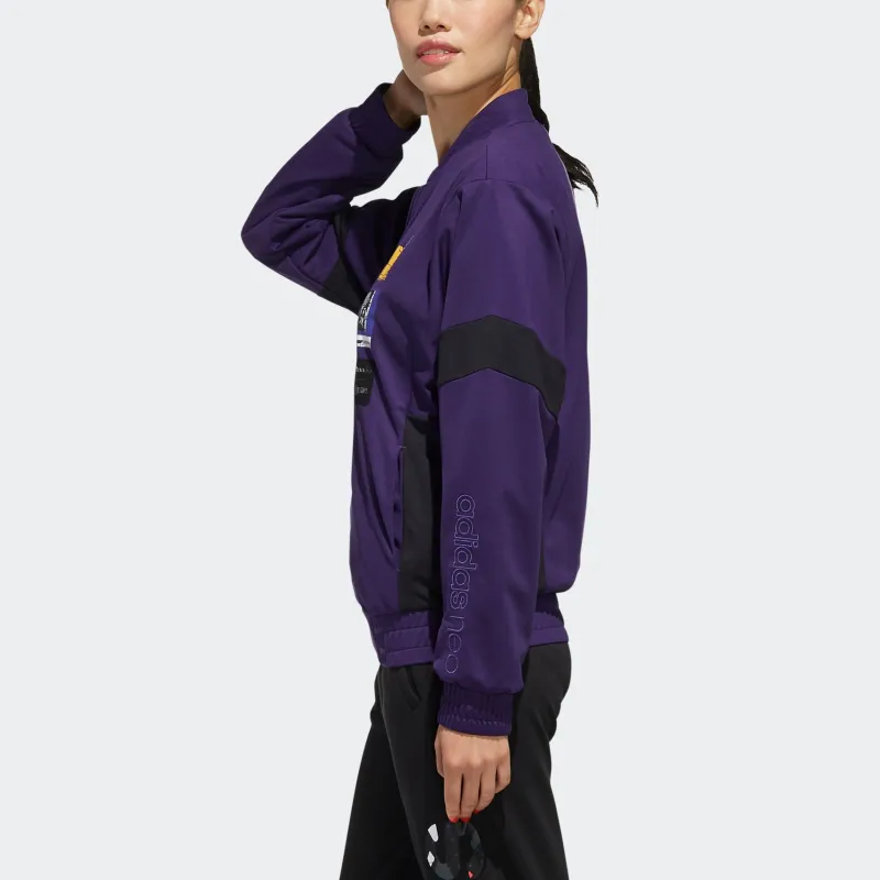 Adidas Neo Jacket Women's Dark Purple-4