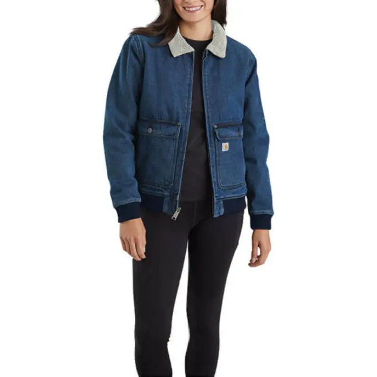 Carhartt Jackets Coats Women's Blue-1