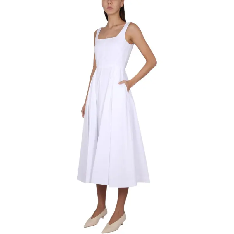 SportMa Sleeveless Dress Women's White-4