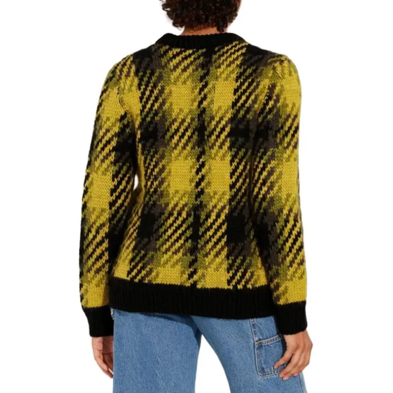 COACH FW22 Sweater Women's Yellow Green-3
