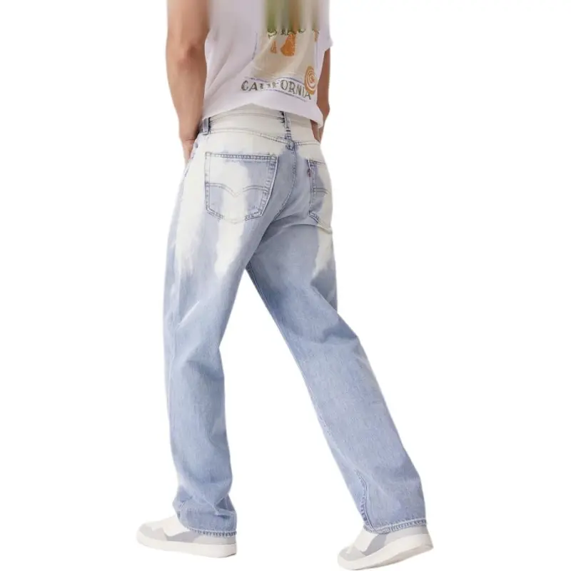 Levis Jeans Men Blue White-3