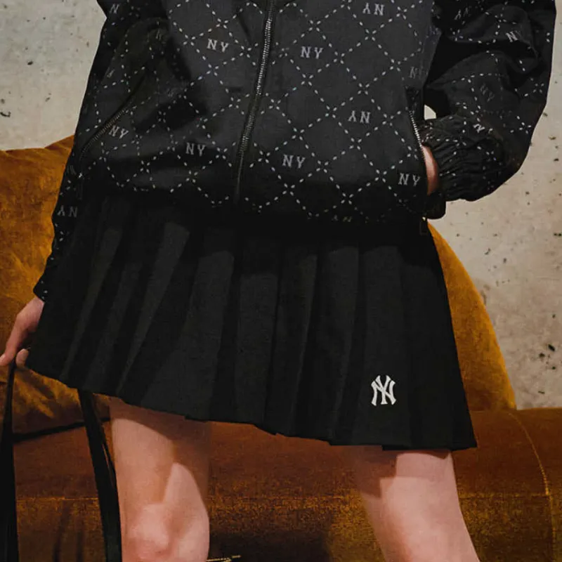 MLB New York Yankees Casual Short Skirts Women's Black-1