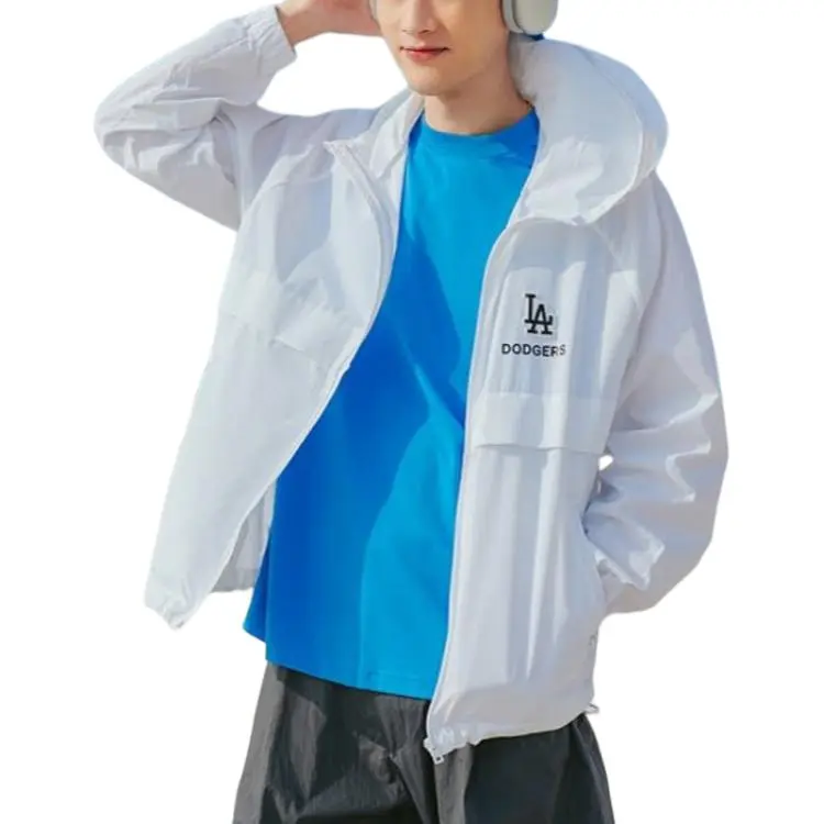MLB Los Angeles Dodgers Jackets Unisex White-2
