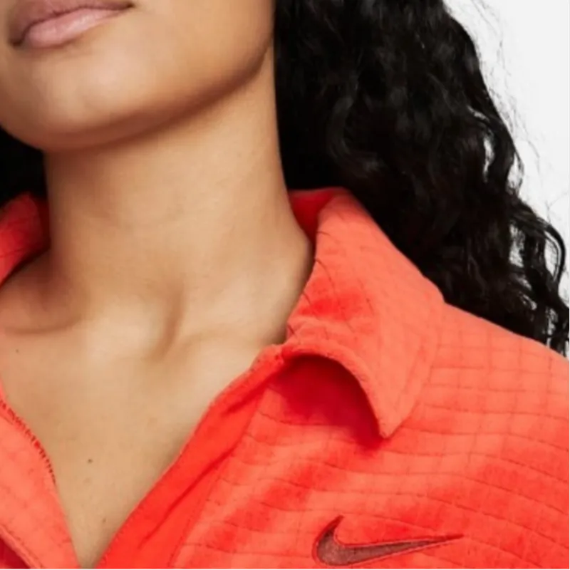 Nike Polo Shirts Women's Spicy Red-3
