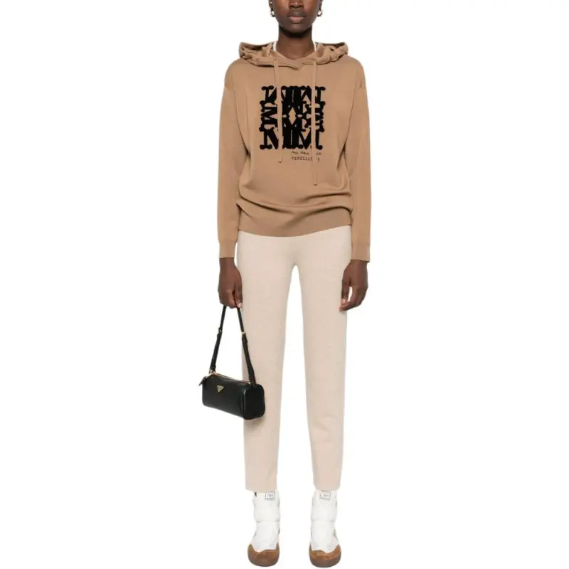 MaxMara Drawstring Long Sleeved Hoodie-2