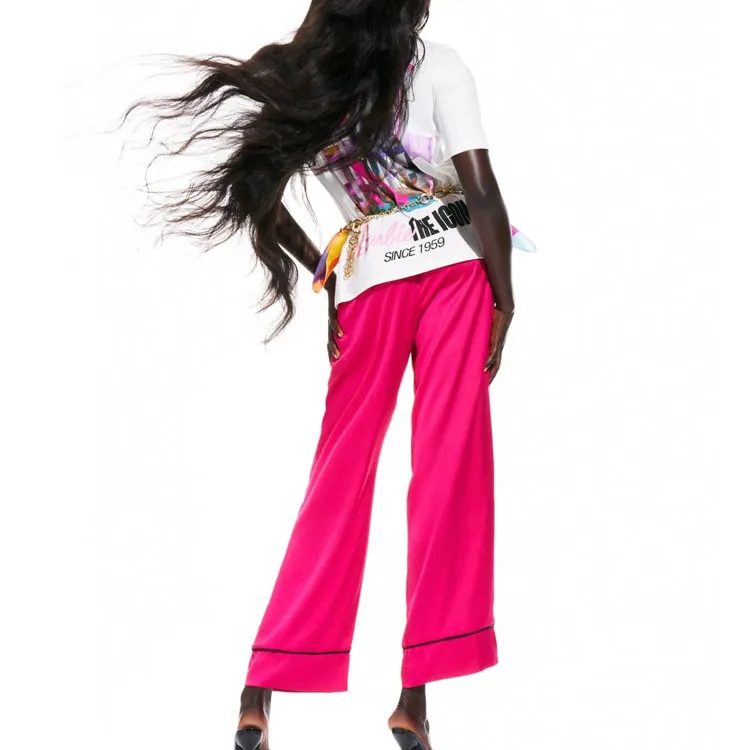 Barbie X ZARA X Barbie Co brand T Shirts Women's White-2