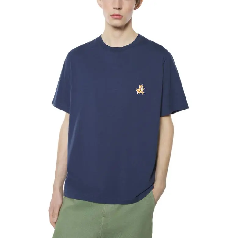 Maison Kitsune Speedy Fox Patch Comfort T Shirt-3
