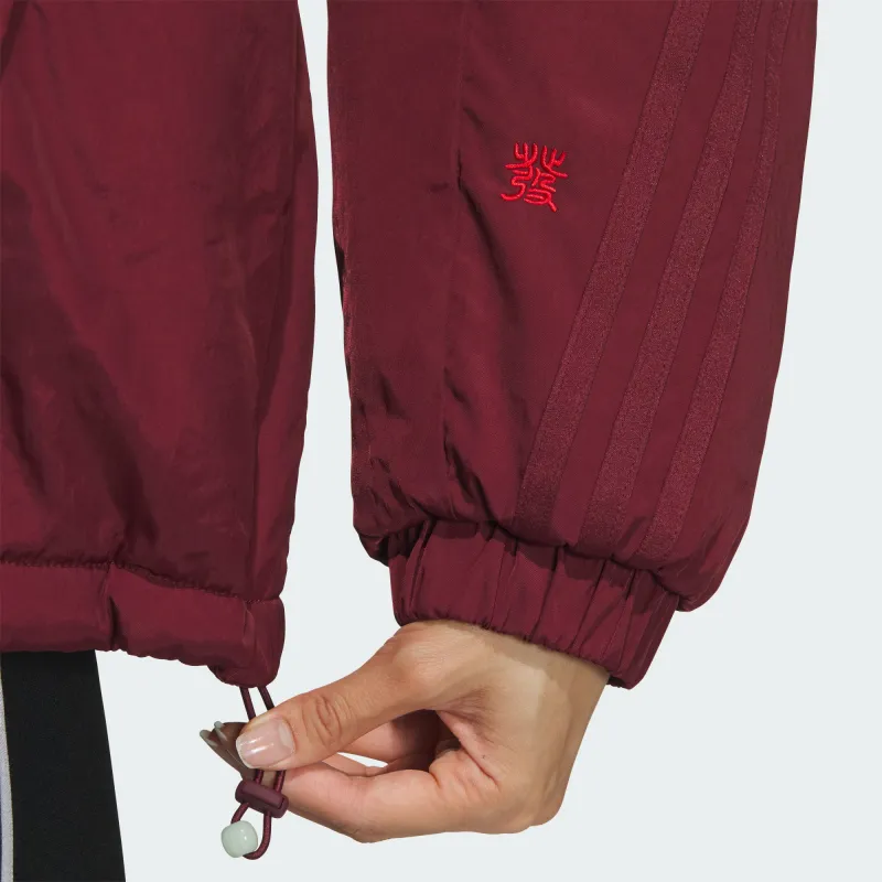 Adidas Originals AW24 Puffer Jacket Women's Dark Red-3