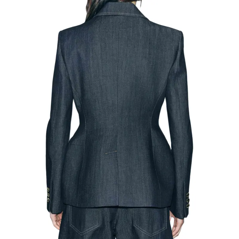 ZARA ZW Series Business Suit Women's Dark Blue-3