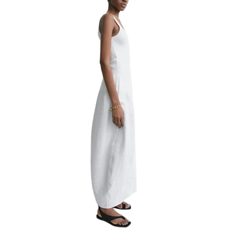 TOTEME SS25 Casual Long Skirts Women's White-3