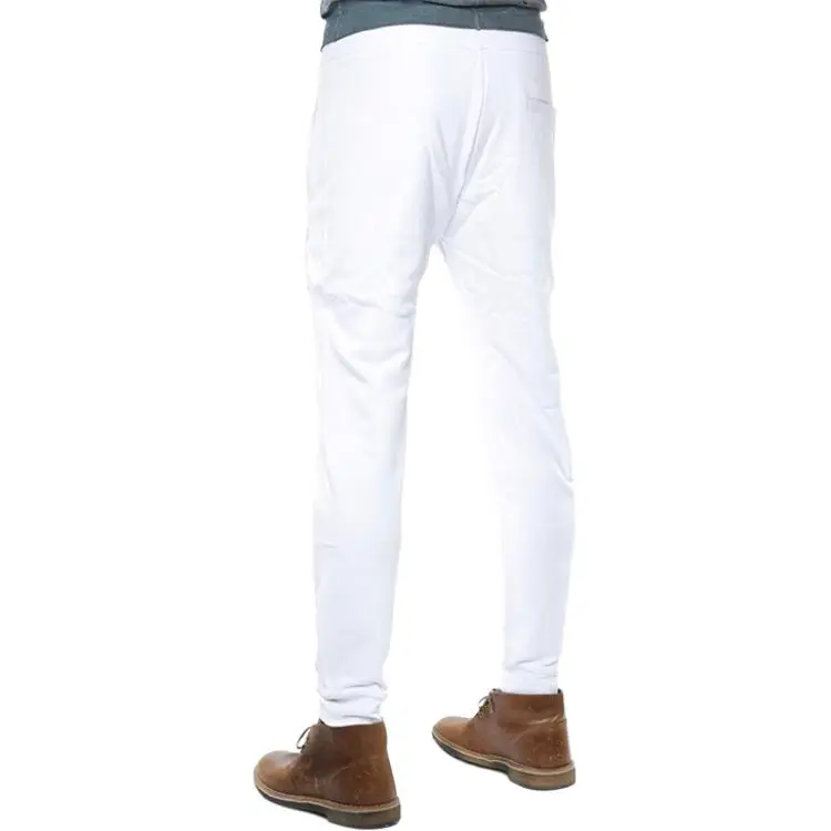 EMPORIO ARMANI SS23 Knitted Sweatpants Men's White-4