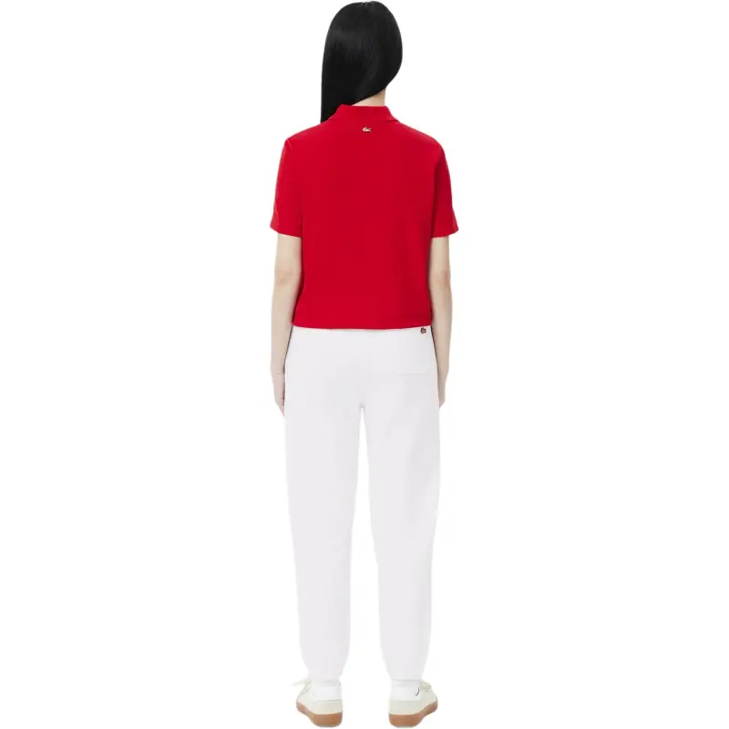 LACOSTE Auspicious Snake New Year Collection Knitted Sweatpants Women's Ecru-7