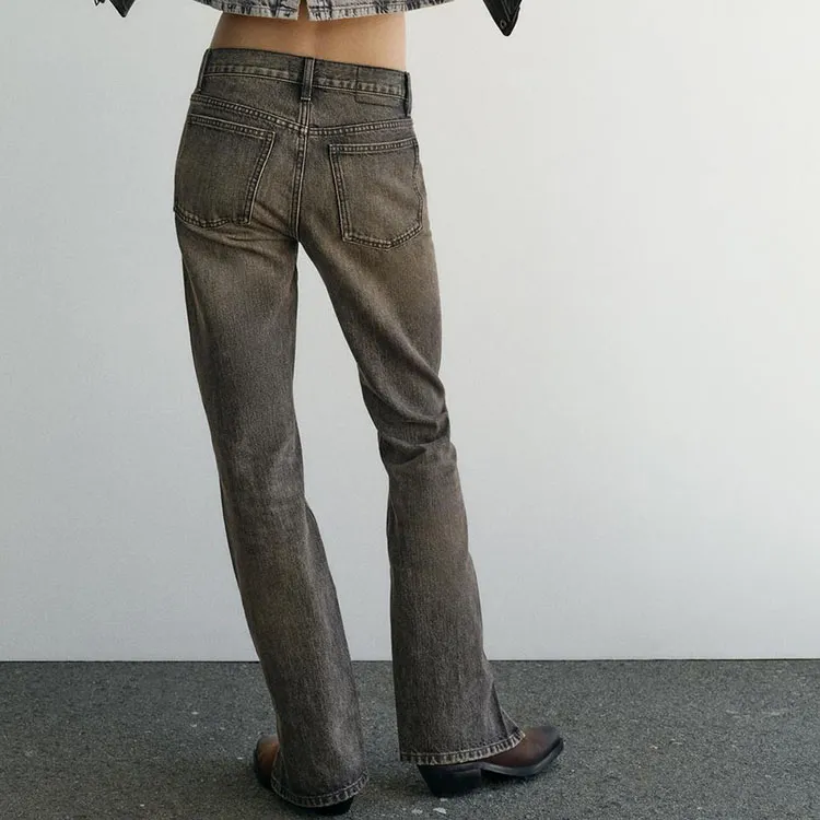 ZARA Jeans Women's Brown-3
