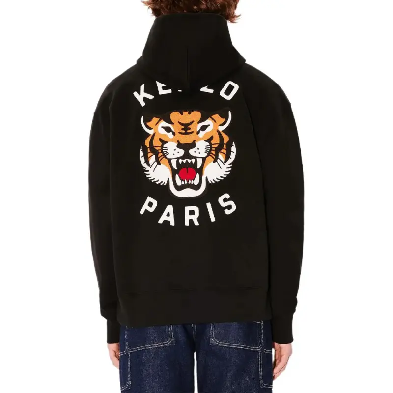 KENZO Lucky Tiger Oversize Embroidered Hoodie-5