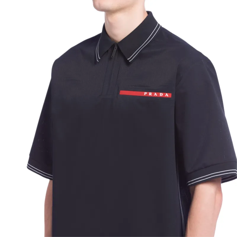 PRADA T-Shirts Men Black-4
