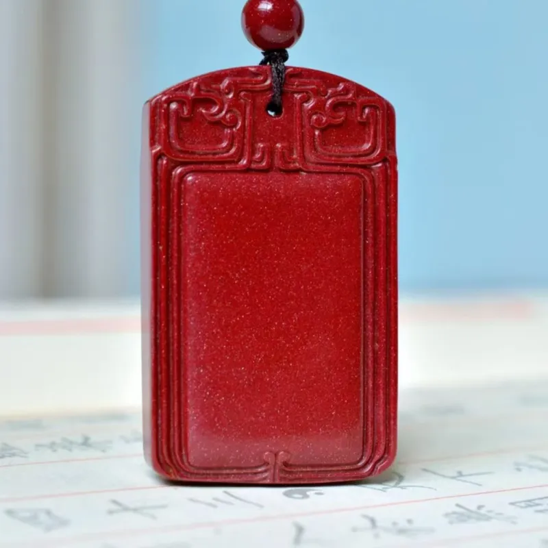 JUNWEN Cinnabar Necklaces Unisex-1