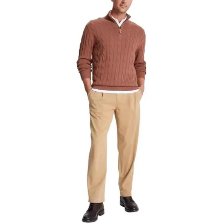 Tommy Hilfiger Sweaters Men Red Brown-1