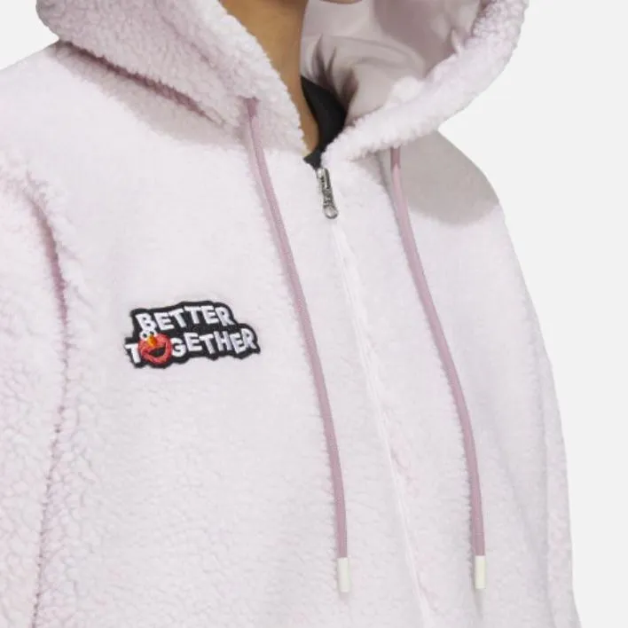 Sesame Street X Adidas Neo Sesame Street Co branded Collection Puffer Jackets Women's Pink-4