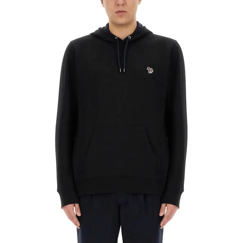 PS By Paul Smith Zebra Patch Drawstring Hoodie-3