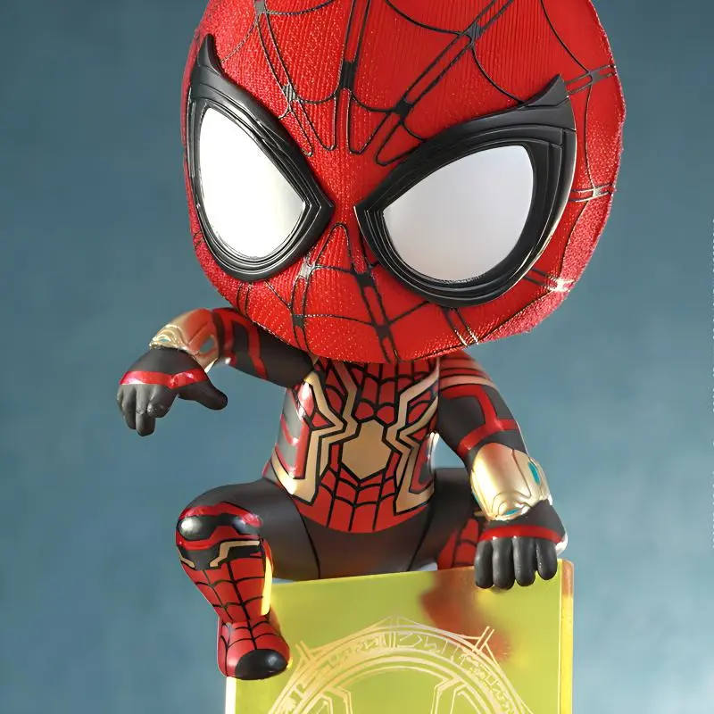 Hot Toys Spider Man Cosb918 Hero Without Return Chibi Figures 9cm-2