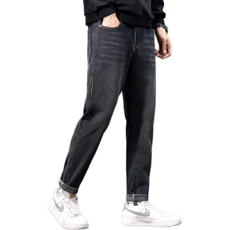 Tonlion Jeans Men Dark Gray Blue-2