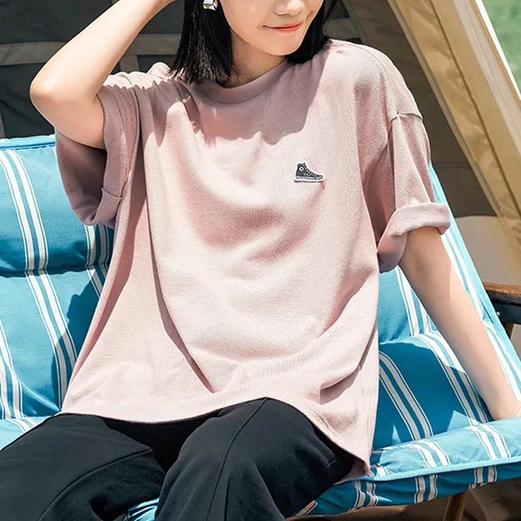 Converse T Shirts Unisex Pink-3