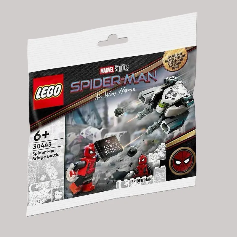 LEGO Super Hero Collection Spider Man Bridge Battle Puzzle Bag Building Blocks 0 300pcs LEGO 30443-1