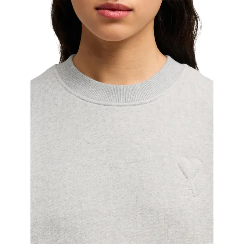 Ami Paris Ami De Coeur Cotton Blend Sweatshirt-2