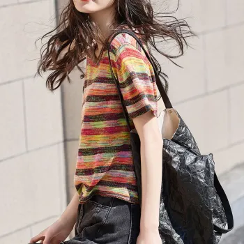 【dme】 Sweater Women's Orange Red