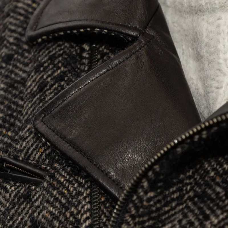 R13 Herringbone Belted Jacket-3