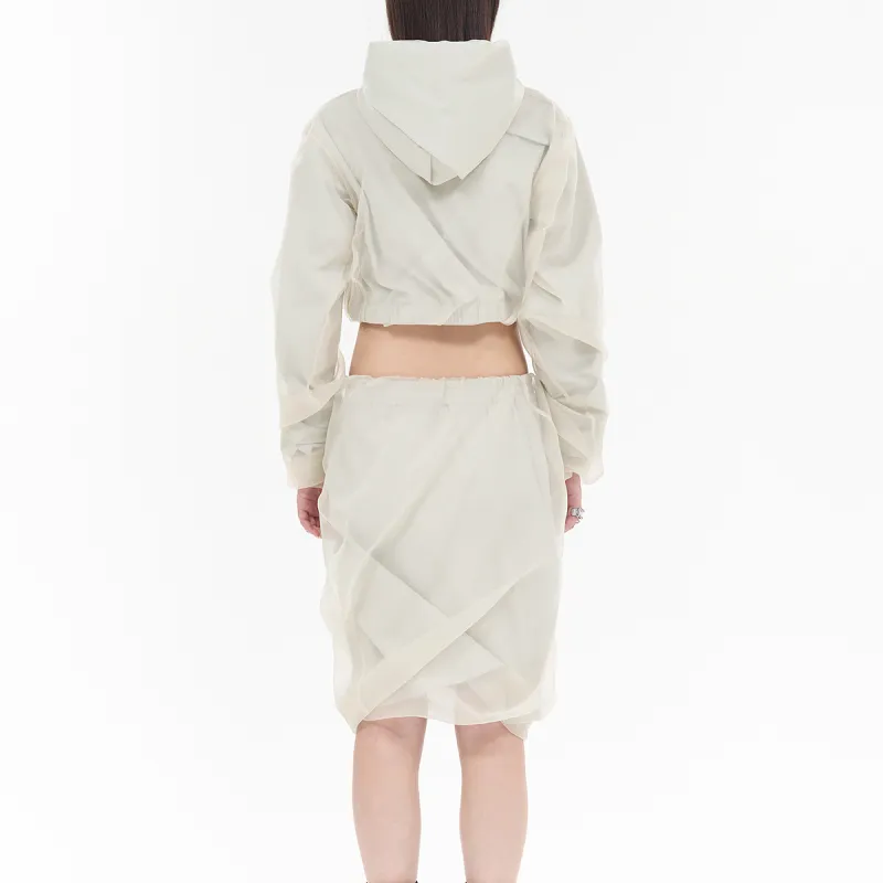 WE11DONE Cropped Hoodie-3