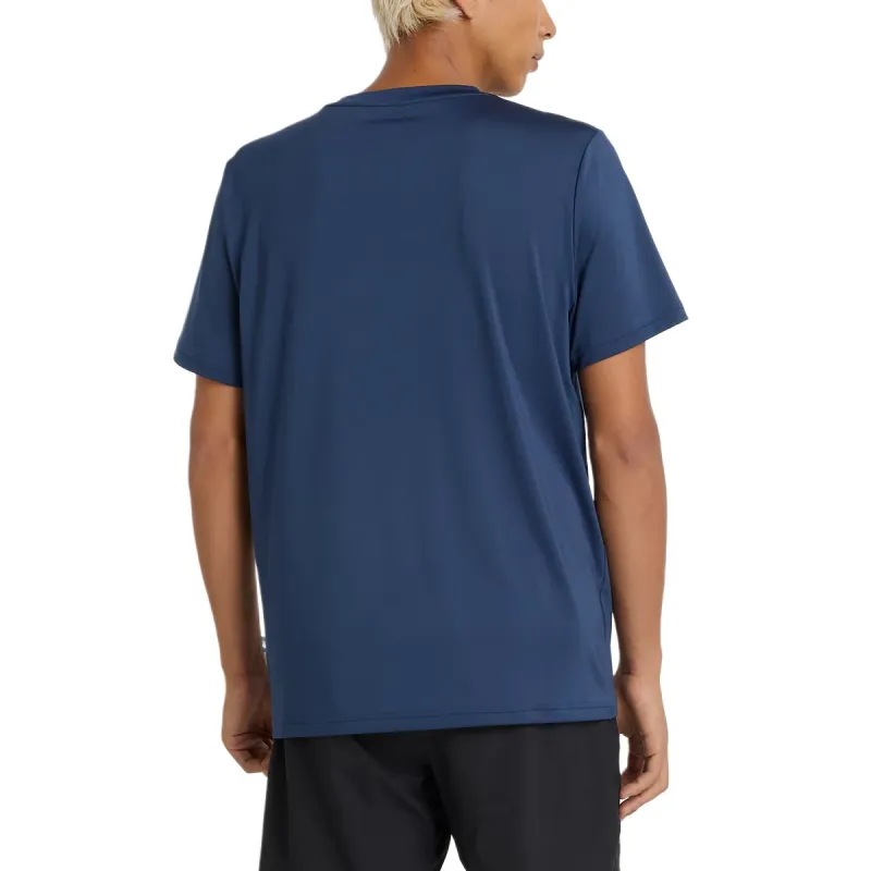 New Balance Linear Lines Performance T Shirt Men's Marine-1