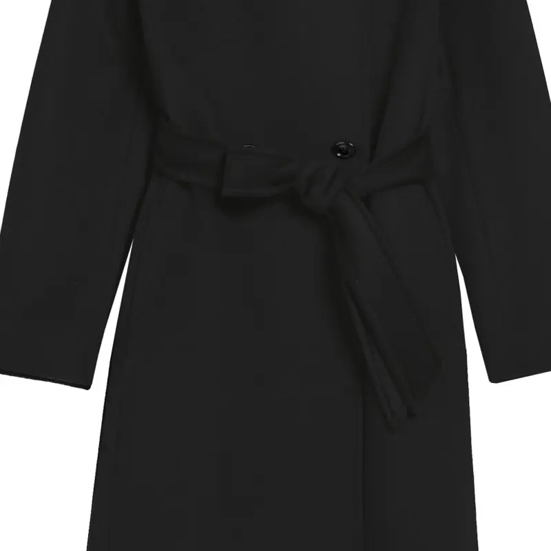 MaxMara Studio Bcollag Double Breasted Belted Coat-6