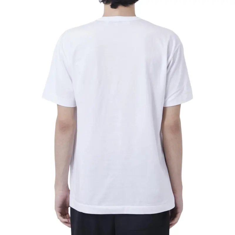 CDG Play T Shirts Unisex White-4