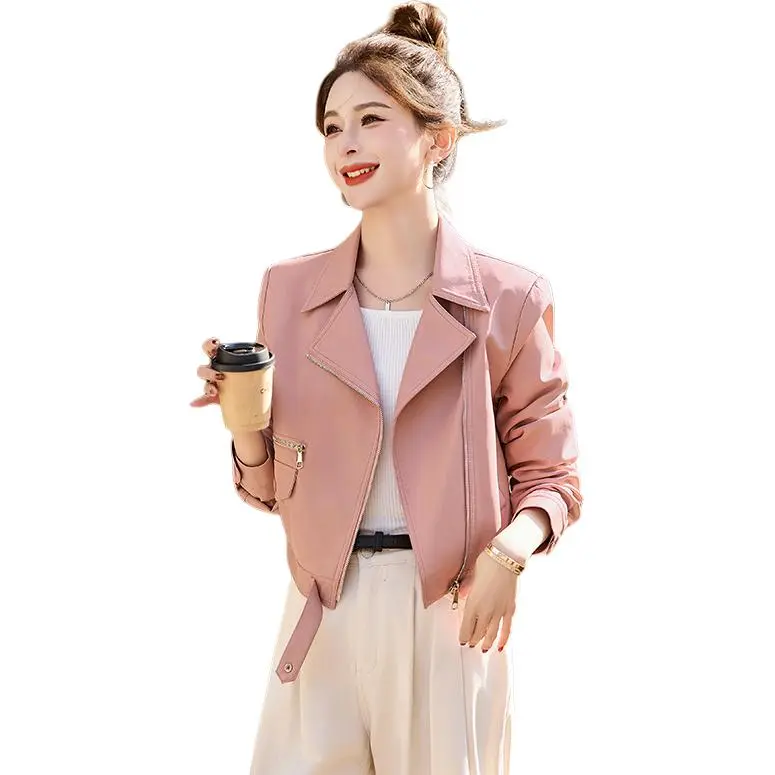 Yi Mengyuan Leather Jacket Women's-1