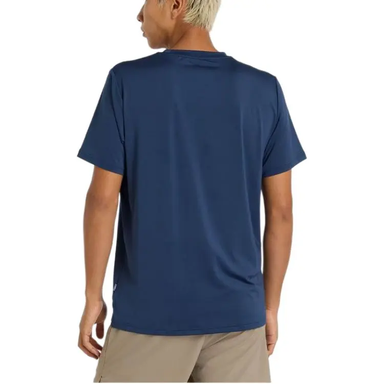 New Balance SS25 BOX LOGO PERFORMANCE T Shirt Men's Marine Blue-1