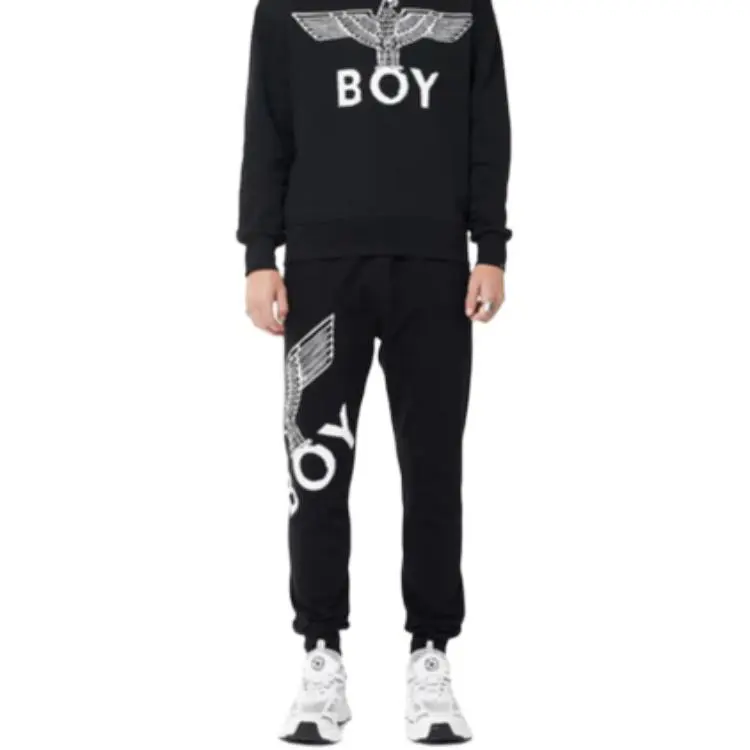Boy London Casual Pants Unisex Black/White-4