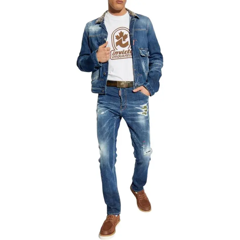 DSQUARED 2 Distressed Denim Jacket-1