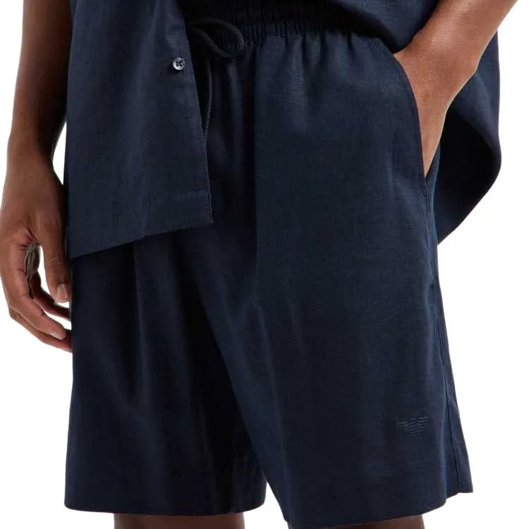 EMPORIO ARMANI SS25 Beach Shorts Men's ARMANI Blue-4