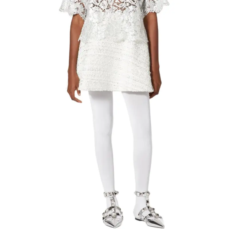 Valentino SS22 Casual Short Skirts Women's White-1