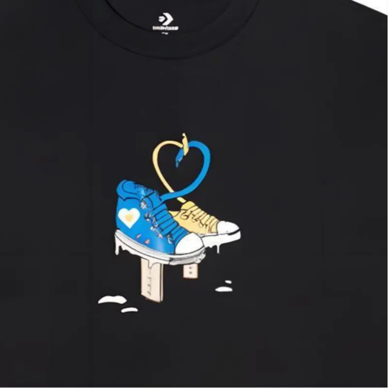 Converse T Shirts Men Black-2