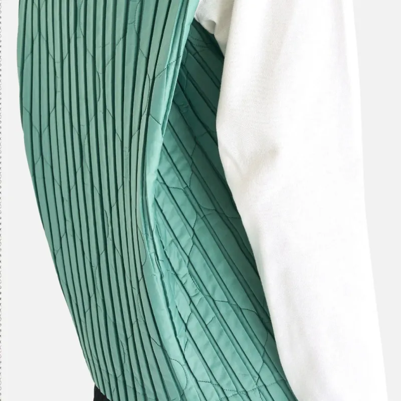 Homme Plissé Issey Miyake Vest Men's Green-4