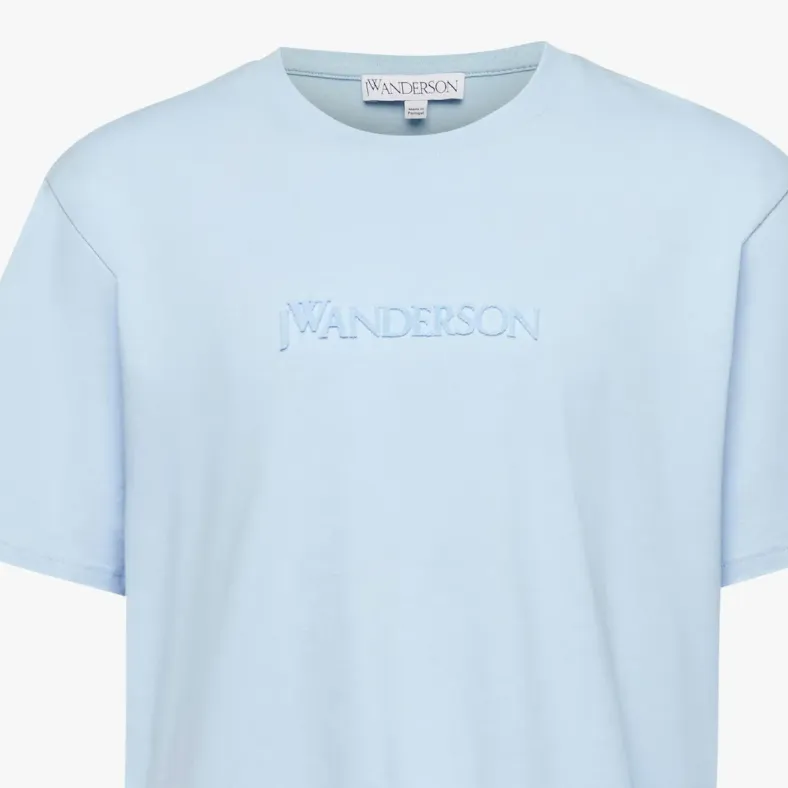JW Anderson Logo embroidered Cotton Shirt-4