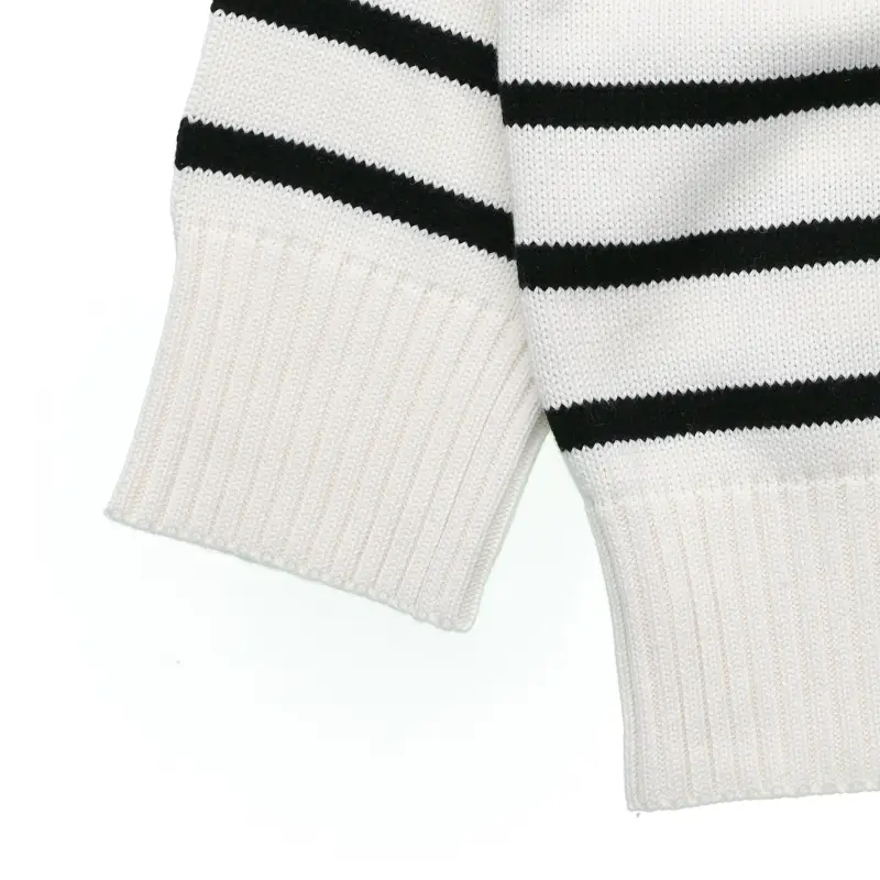 Ami Paris Ami De Coeur Striped Sweater-1