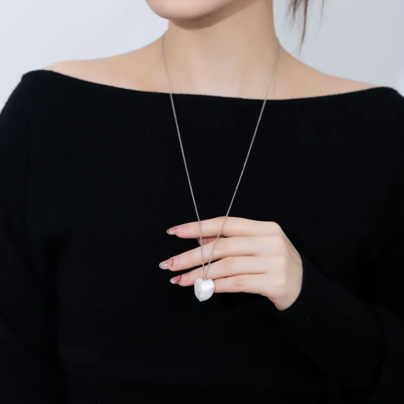 ANGEPERLE Pearl Necklaces Women's-7