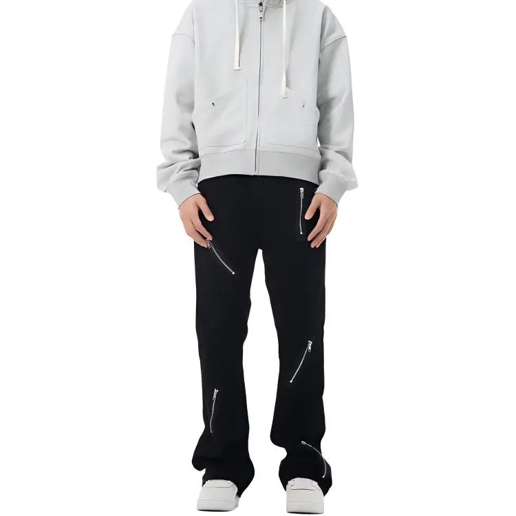 YINLEI Jeans Unisex Black-2