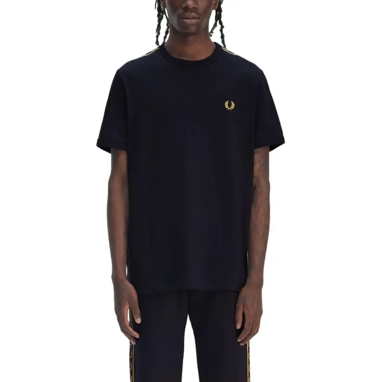 FRED PERRY Contrast tape T shirt-2