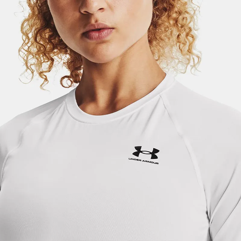 Under Armour HeatGear T Shirts Women's White-4