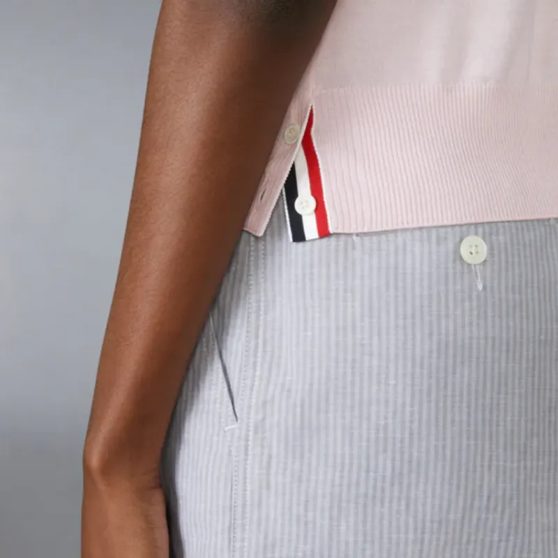 THOM BROWNE 4 Bar Stripe T shirt-4