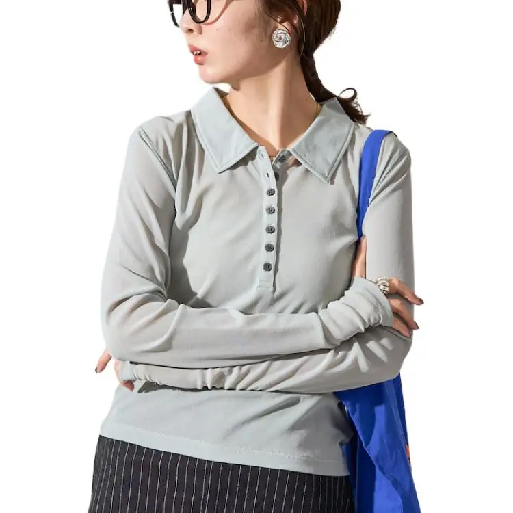 FREAK'S STORE Polo Shirt Women's Sax Blue-1